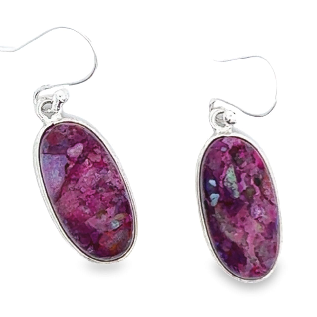 Purple turquoise deals earrings