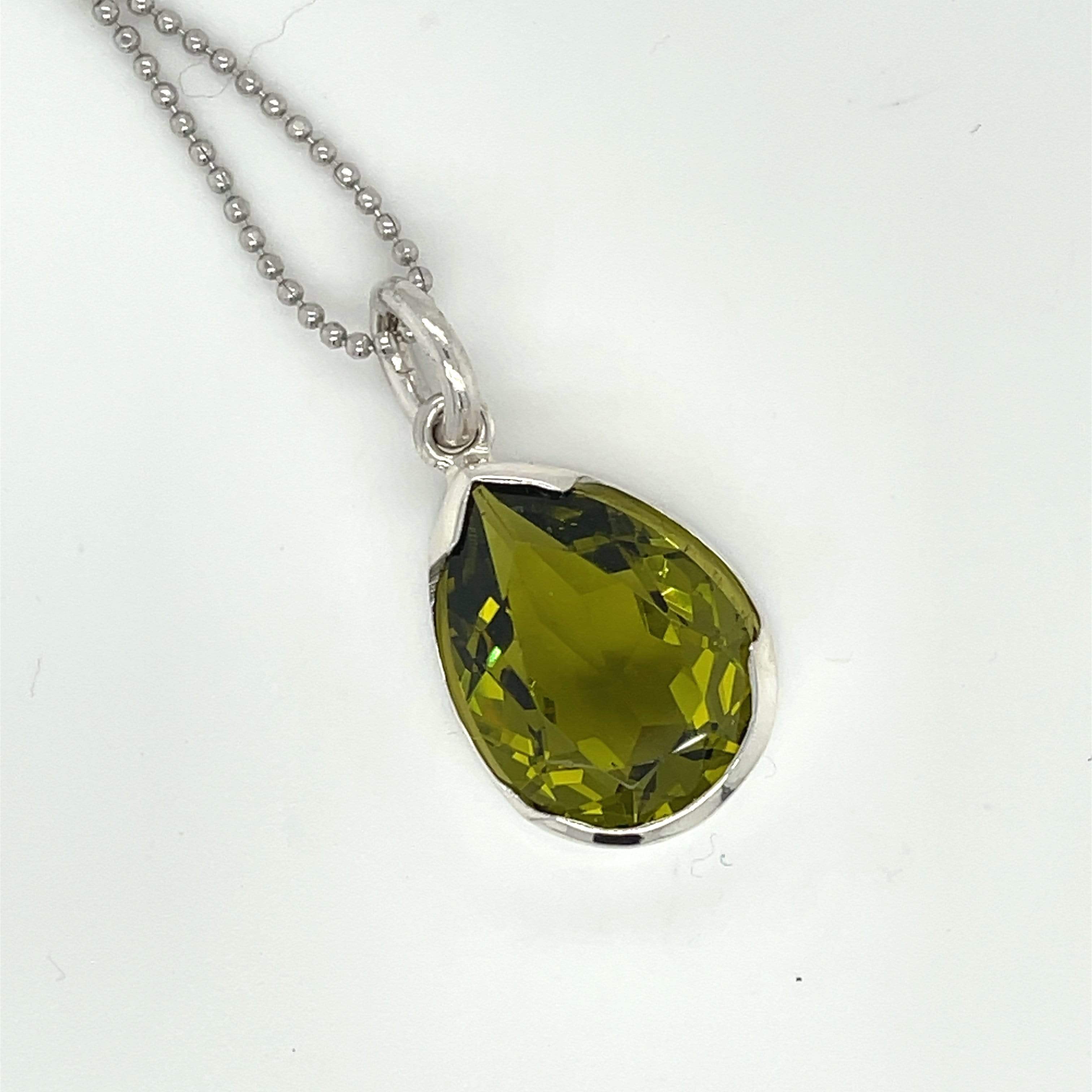 Large peridot deals pendant