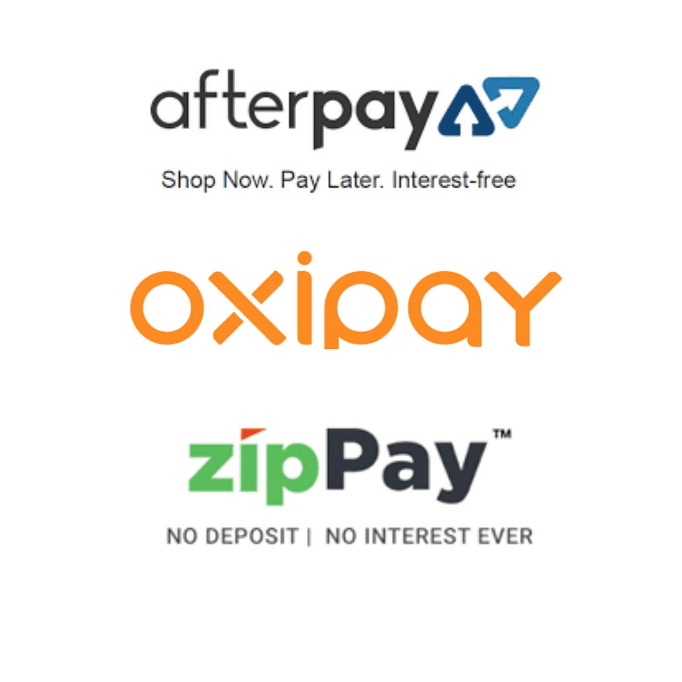 What's the difference between Afterpay, Oxipay and Zippay
