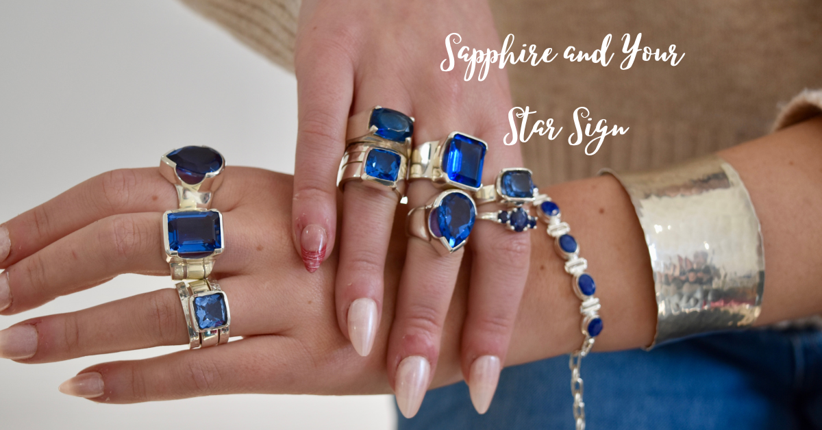 Natural sapphire jewellery with zodiac meanings – Desiderate