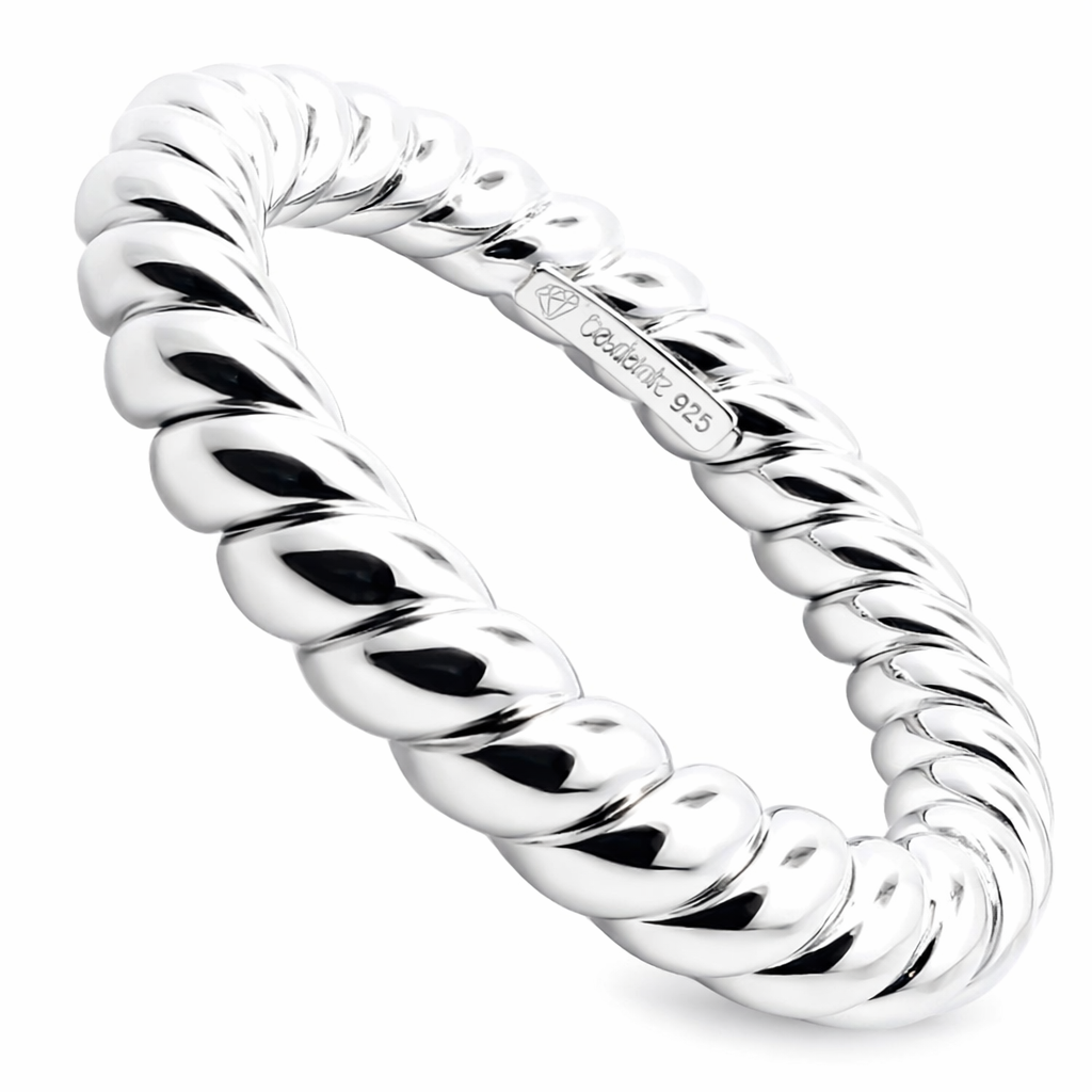 Silver Rope Bangle | Desiderate
