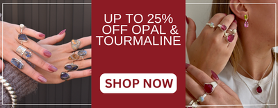 October birthstone is opal and tourmaline
