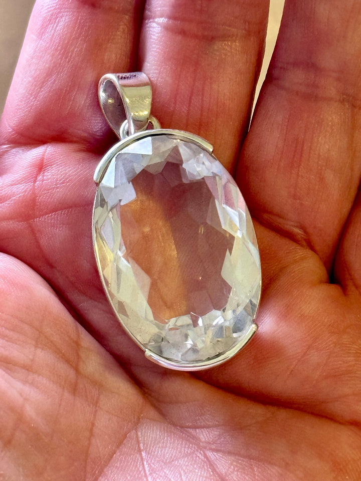 Crystal quartz pendant hotsell