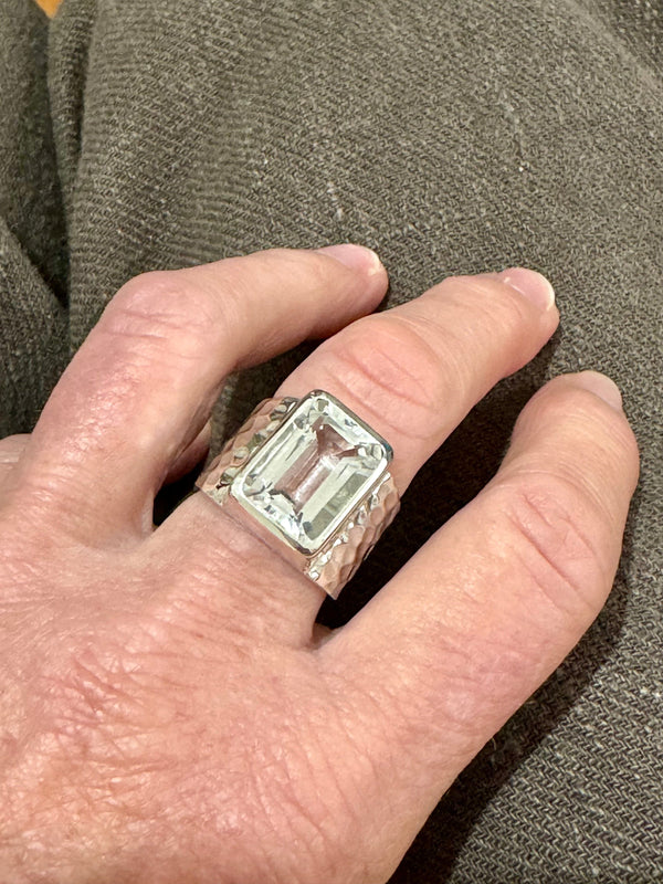 White Topaz Ring Australia Desiderate - Main Image