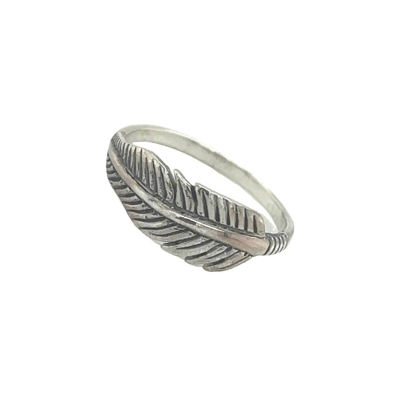 Sterling Silver Feather Ring – Desiderate PTY LTD