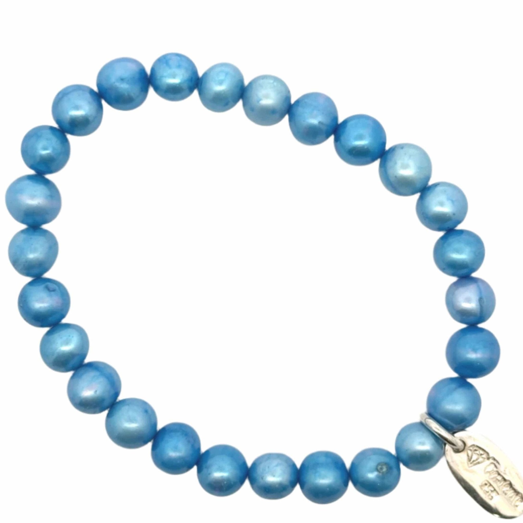 Simplicity Azure Pearl Bracelet | Desiderate