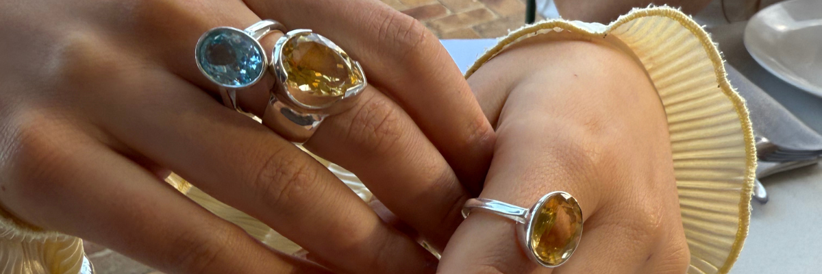 Gemstone rings | Silver jewellery | Australia