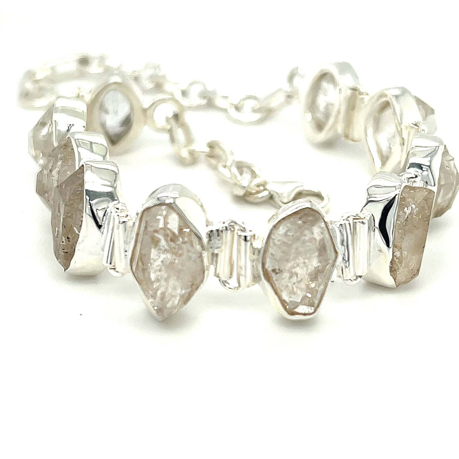 Herkimer Diamond Crystal Bracelet c/w cert闪灵钻/赫尔基蒙水晶手链*付证书 | Shopee Malaysia