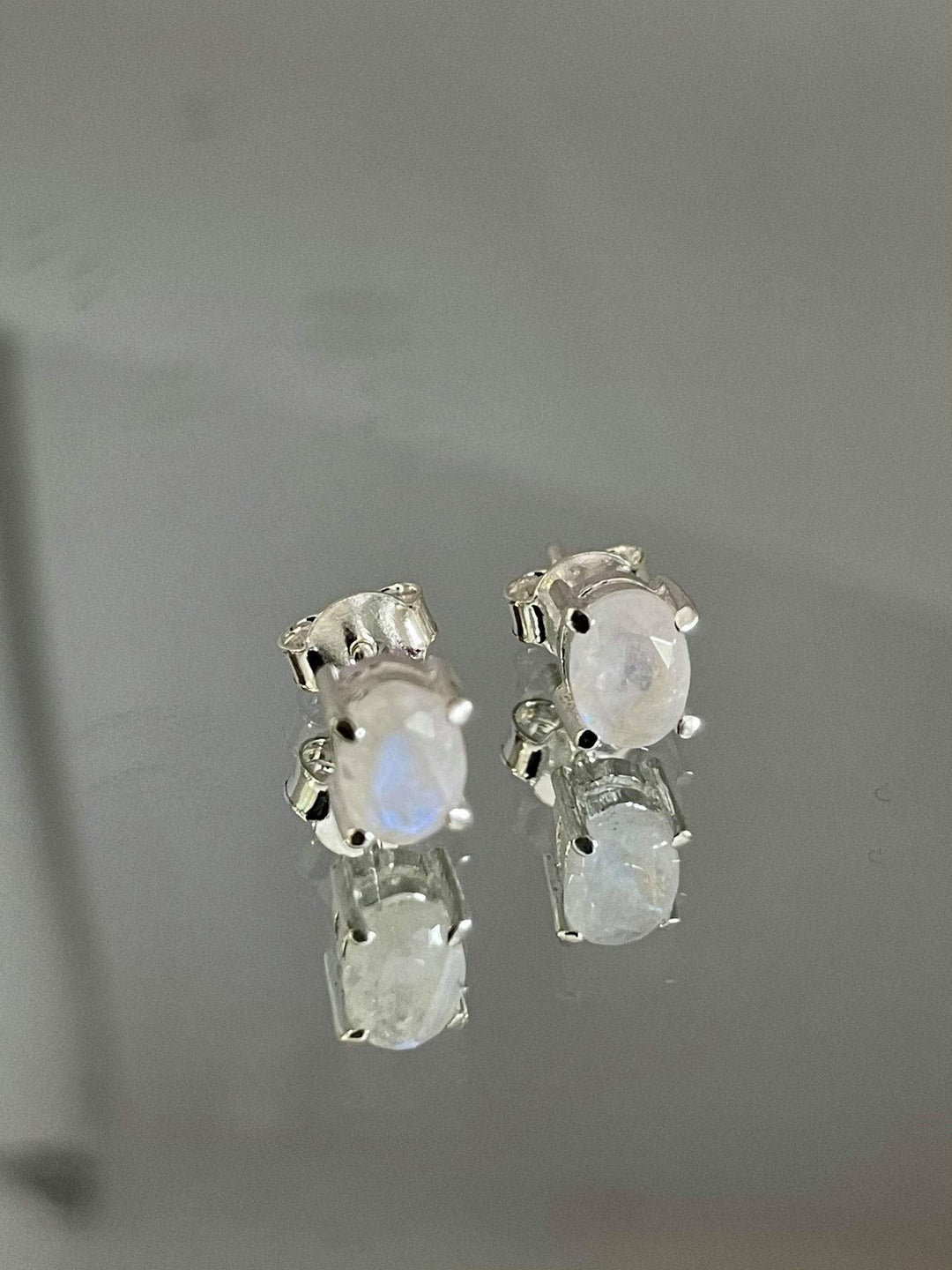 Grey Moonstone Silver deals Studs,Moonstone earrings,Moonstone jewellery,Grey moonstone earrings,Silver earrings,Silver studs