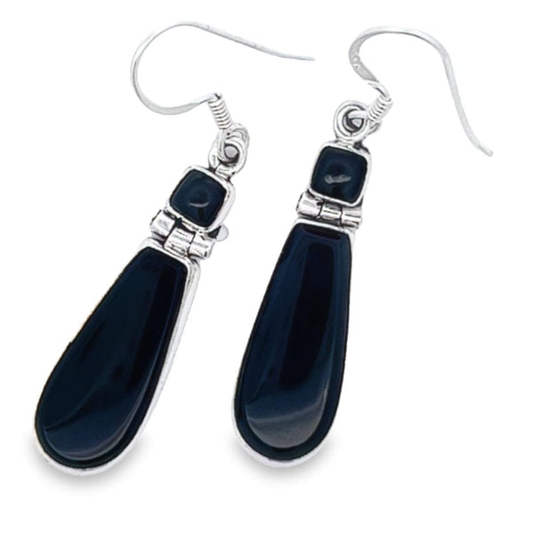 Onyx Drop Earrings | Made In Earth US