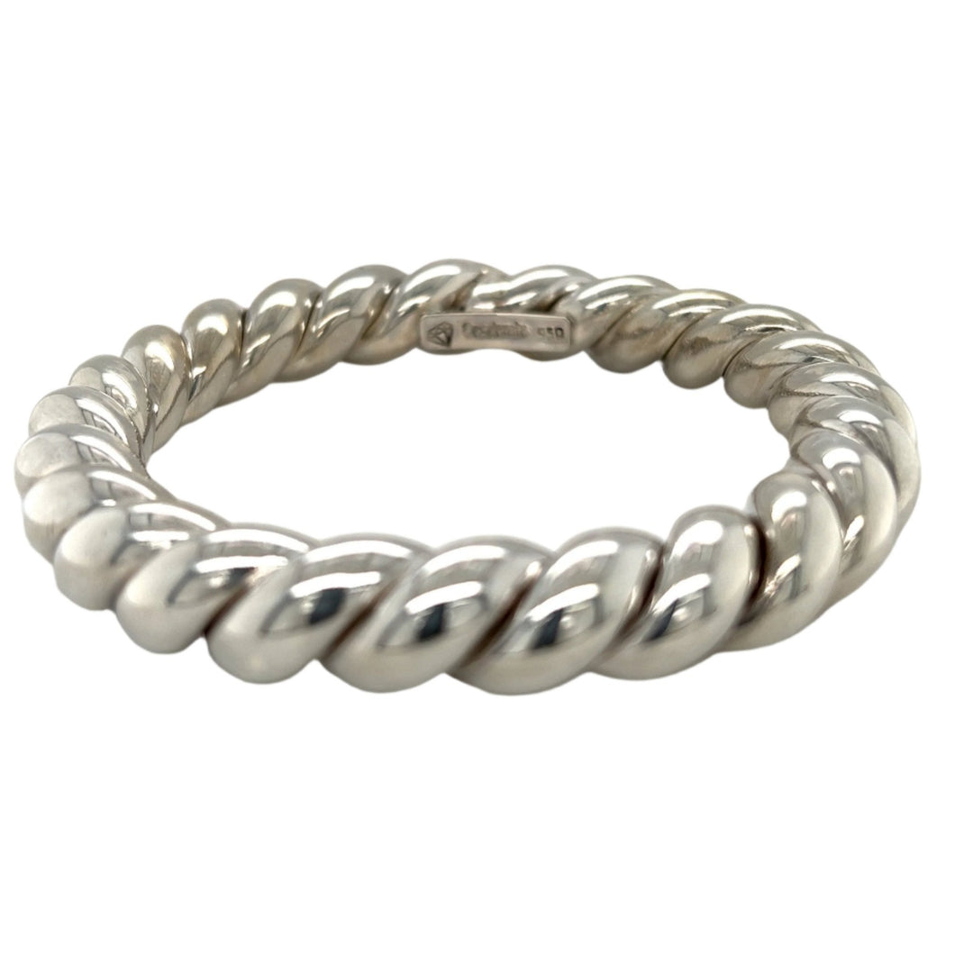 Silver Rope Bangle | Desiderate