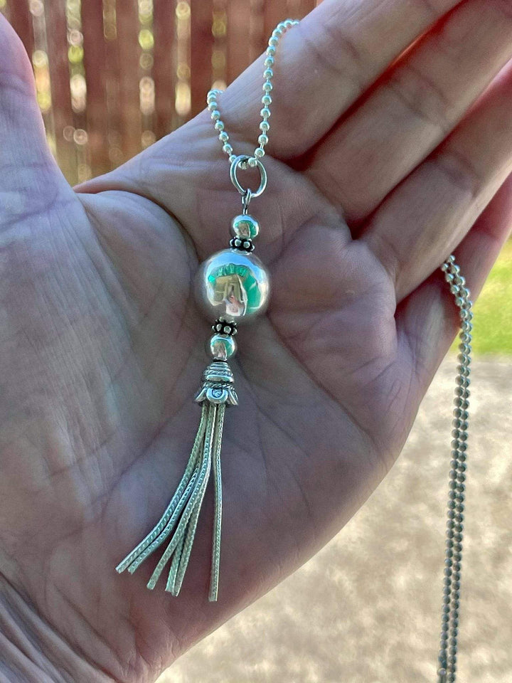 Silver Tassel Necklace | Desiderate